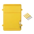 thumbnail image 3 of Buzón de pared BLESIY con cerradura organizador de sugerencias 13,5 x 10 x 4 pulgadas Amarillo, 3 of 8