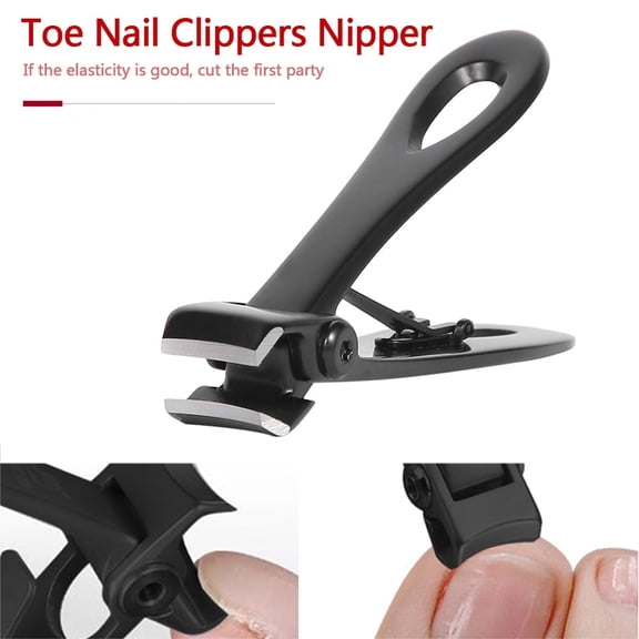 Wide Jaw Stainless Steel Nail Clippers, Heavy Duty Thick Toe Nail Cutter for Seniors Adults Thick Ingrown Nails