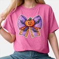 thumbnail image 2 of TOWED22 Halloween Shirt for Women Cute Ghost Vintage Graphic Halloween Tshirt for Party Short Sleeve Fall Shirt(Hot Pink,XXL), 2 of 9
