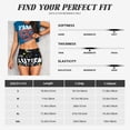 thumbnail image 2 of Yiaed I Love With Autism To The Moon And Back Print Women's Athletic Shorts Running Shorts Sporty Short High Waisted Elastic Workout Shorts for Yoga Gym Running & Sports -X-Large, 2 of 8