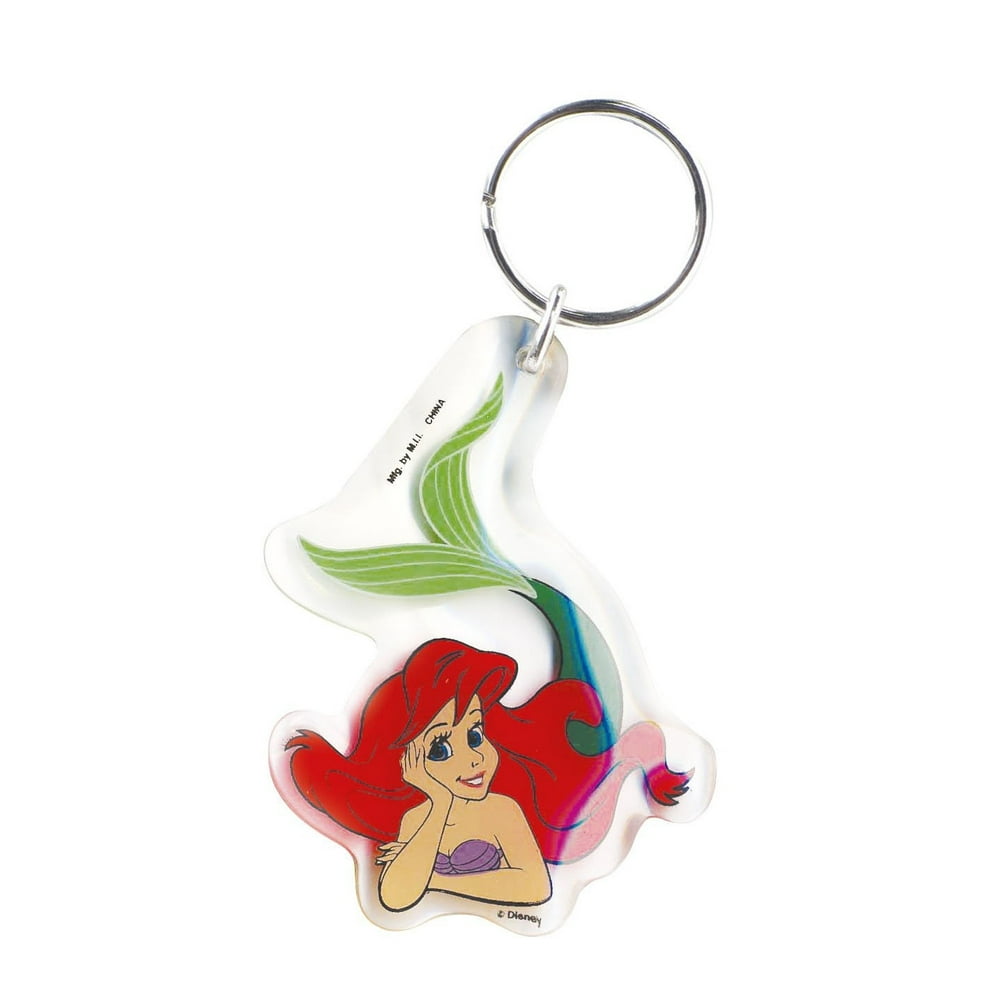 Disney Lucite Key Chain Disney Ariel Little Mermaid New Gifts