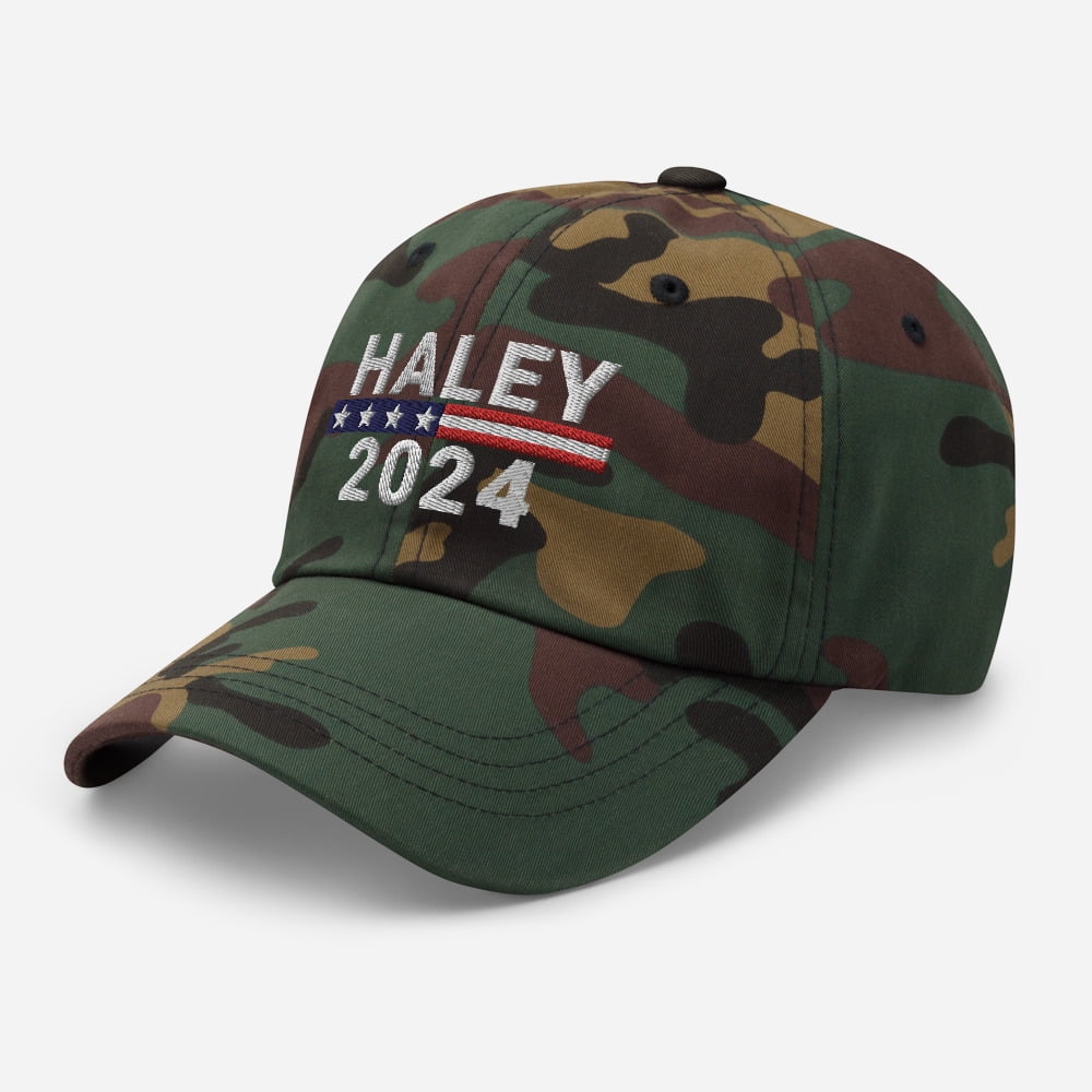 Nikki Haley 2024 Hat Dad Hat Nikki Haley Hat Nikki Haley Merch Haley 2024 Hat Haley 2024 Hats Haley Supporter Haley for Pres Vote Haley (Green Camo)