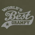 thumbnail image 3 of CafePress - World's Best Grampy Ever Dark T Shirt - Men's Classic Graphic Cotton T-Shirt, 3 of 4