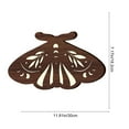 thumbnail image 3 of Litrail Bohemian Wooden LED Wall Pendant - Battery Operated Hollow Carved, Holiday Decor for Bedroom Living Room, 3 of 6