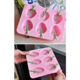 thumbnail image 7 of VONTER 3D Summer Strawberry Shape Ice Tray Strawberry Silicone Mold ,Ice Cream Ice Tray , For Cupcake Cake Topper Decor, Ice Cube Candy Jelly, Shots Fondant Mold ,Pudding ,Soap, Mould, 7 of 7
