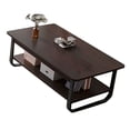thumbnail image 1 of Coffee Table 2 Tier Minimalist Stylish Easy to Clean Living Room Center Table for Home Decor, 1 of 7