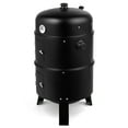 thumbnail image 4 of Durable Black Iron Spray Smoker Carbon Grill 80x41x48cm Portable Design, 4 of 29
