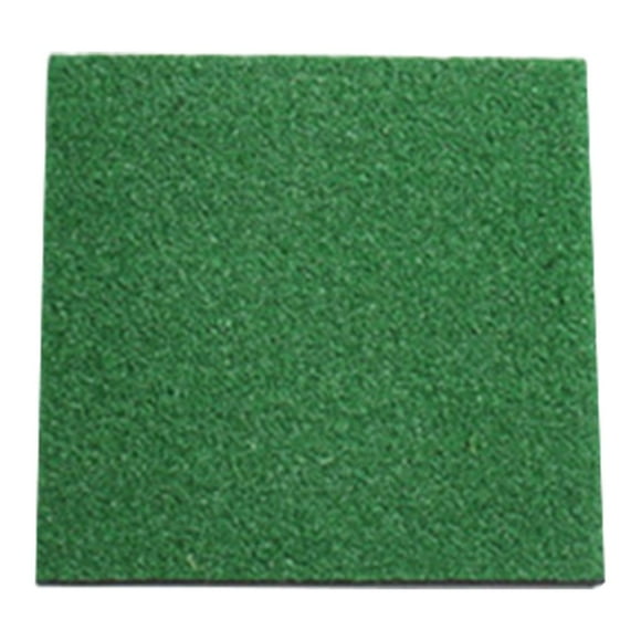 ZheElen Golf Swing Trainer Portable Roll Up Stick Chip Game Mat Simplifies Golf Practice For Beginners And Experts Cushioning Green 25x25cm