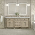 thumbnail image 6 of James Martin Vanities 72" Double Vanity, Light Natural Oak w/ 3 CM Victorian Silver Quartz Top, 6 of 7