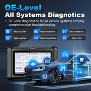 XTOOL D7W V2.0 Bluetooth OBD2 Scanner Diagnostic Tool All System Bidirectional Scan Tool, PMI, 39 Resets, FCA, 3 Years Free Update