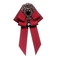 thumbnail image 4 of Pajarita preatada formal con cinta larga, clásica, ajustable, decoración de ropa Estilo B, 4 of 9