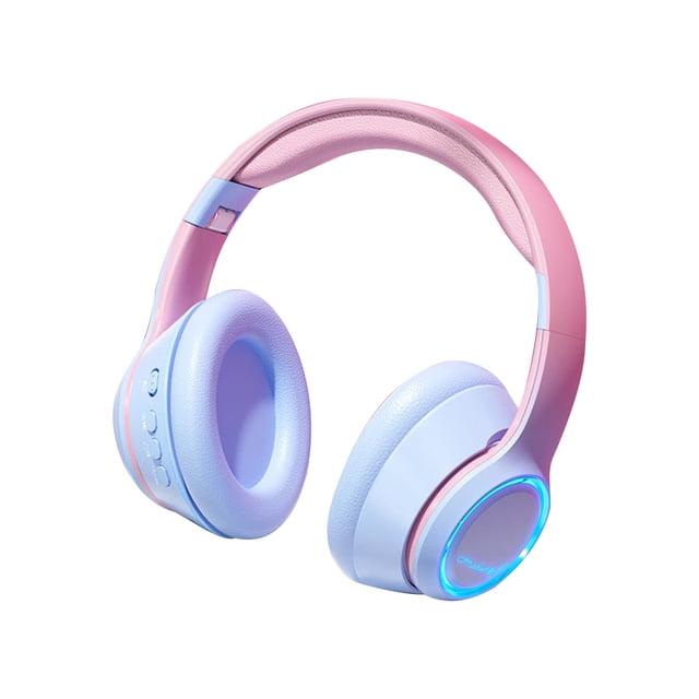 Auriculares Bluetooth Skegnu de diadema, deportivos con bajos degradados, Bluetooth 5.3 para niños