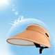 thumbnail image 4 of Xihbxyly Compras En Línea Sombrero para Sol, Protección Solar, Sombrilla para Viajes Al Aire Libre, Montar En La Playa, Sombrero para Sol Vacío, Se Puede Ajustar a La Visera, con Banda para El Sudor, 4 of 7