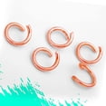 thumbnail image 3 of Handmade Electroplated Single Loop Jump Ring for Jewelry Making, 3 of 5