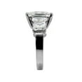 thumbnail image 5 of 9.50 Ct Radiant Cut Zirconia Stainless Steel Engagement Ring Women's Size 7, 5 of 6