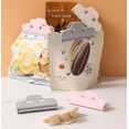 thumbnail image 5 of 12 piezas Clips para bolsas de plástico Clips de cierre de plástico Clips para alimentos Clips para bolsas Bolsas para almacenamiento de alimentos y refrigerios (beige/rosa/gris 10 cm) oso de fresa Electrónica, 5 of 5