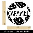 thumbnail image 2 of Caramel Text with Image Flavor Scent Rubber Stamp for Scrapbooking Crafting Stamping - Mini 1/2 Inch, 2 of 7