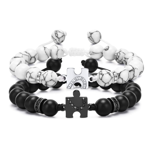 Pulseras MEALGUET Puzzle Matching para parejas