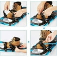 thumbnail image 5 of Lightweight Aluminum All Terrain Snowshoes for Men Women Youth Kids, with Unisex Hiking Poles and Tote Bag, 14"/21"/25"/30", 5 of 7