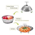 thumbnail image 3 of Stainless Steamer Basket,for Cooking,Fit Various Size Pot(5.1-9Inch), 3 of 5