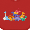 thumbnail image 4 of Inktastic Cute Dinosaurs Boys or Girls Baby Bib, 4 of 4