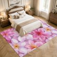 thumbnail image 4 of Area Rugs 5'x7', Pink Flowers Carpet Runner Indoor Outdoor Rugs Home Decor Aesthetic, Spring Botanical Blooms Floral Petal Non Slip Mats Washable Accent Rug for Living Room Bedroom, 4 of 8