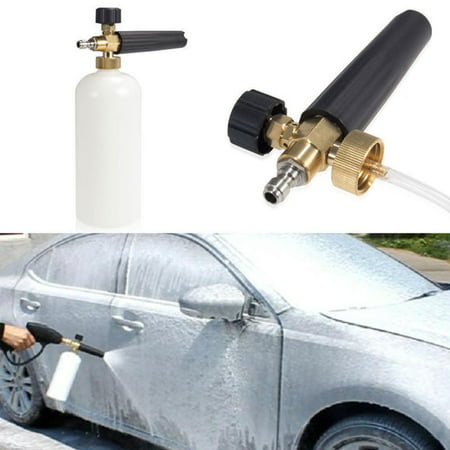 Pressure Snow Foam Washer Jet Car Wash Adjustable Lance Soap Spray Cannon (Best Power Washer For Washing Cars)
