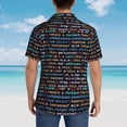 thumbnail image 3 of Lsque Function Source Code1 pattern Hawaiian Shirt for Men, Unisex Summer Beach Casual Short Sleeve Button Down Shirts-Medium, 3 of 9