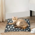 thumbnail image 4 of Darzheoy Self Warming Cat Mat Self Heating Cat Pad Cat Bed Reversible Machine Washable Reflects Body Heat Warm Thermal Pet Pad Crate Blanket for Feral and Indoor Cat, 4 of 5