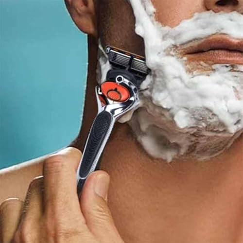 2026 New Men's Razor Blade Replacement Set with Free Handle - Ultra Sharp Stainless Steel Blades for Smooth Shaving, Long Handle Double Edge Razor Blades, Travel Carry Handling Manual Shaver(12Pcs)