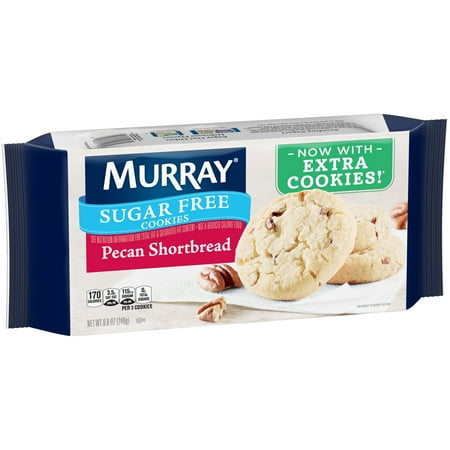 (2 Pack) Murray Sugar Free Pecan Shortbread Cookies 8.8 oz. (Best Store Bought Sugar Cookies)