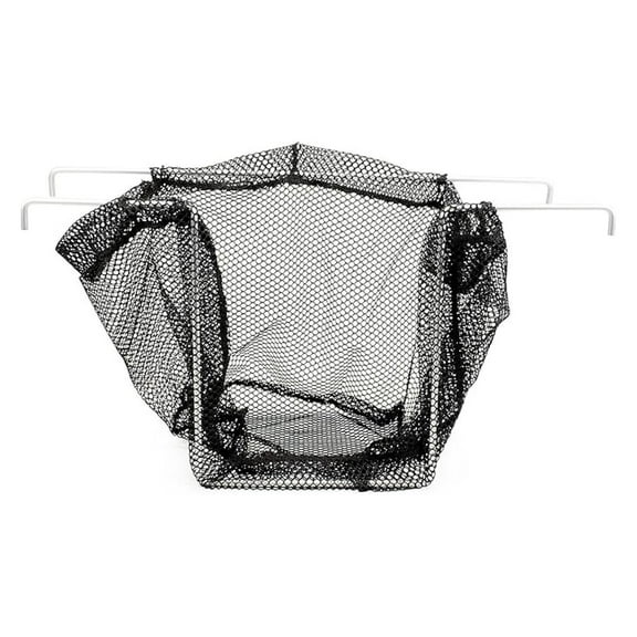 Pond Skimmer Net Replacement - Large Mechanical Classic Debris Net for Pond Skimmers - Black - Easy Clean & Lightweight