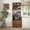 Walnut + Particle Board + MDF#65, variant on Farmhouse Kitchen Pantry Hutch Storage Cabinet with Microwave Stand, Freestanding Buffet Sideboard Coffee Bar Cabinet for Small Space, Walnut 23.62L x 15.75W x 70.87H inches