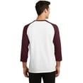 thumbnail image 2 of 50/50 Cotton/Poly 3/4Sleeve Raglan TShirt, 2 of 2