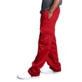 thumbnail image 5 of YNGKMEA Mens Cargo Sweatpants Plus Size Hiking Loose Sweatpants Open Bottom Loose Fit Pants with Pockets, 5 of 8