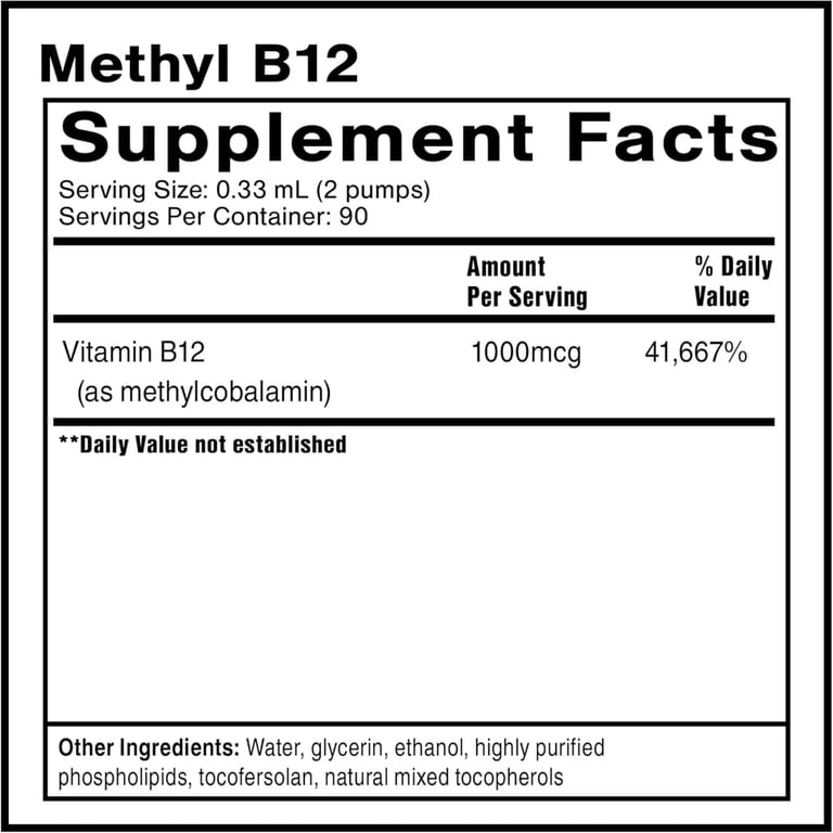Quicksilver Scientific Liposomal Methyl B-12
