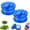 2pcs blue, variant on 2PCS Clear Manual Garlic Twister and Ginger Mincer Tool, Multi-Functional Garlic Twister and Masher, Impact Resistant Compact Garlic Crusher, Easy to Clean for Kitchen (2pcs blue)
