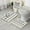 Colorful Geometric Triangle, variant on Colorful Geometric Triangle Diamond Pattern Bathroom Rugs Sets 3 Piece,Toilet Cover Set,Absorbent Non Slip Bathroom Mats Sets with U-Shaped Contour Rug Toilet Rug Set