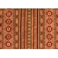 thumbnail image 1 of Ahgly Company Indoor Rectangle Abstract Orange Modern Area Rugs, 2' x 3', 1 of 4