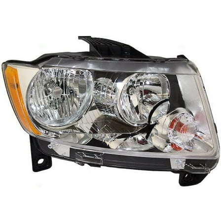 Right Headlight Assembly - Compatible with 2011 - 2013 Jeep Grand Cherokee Sport Utility 4-Door 2012