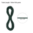 thumbnail image 2 of Uxcell Elastic Cord Heavy Stretch String Rope for Crafting DIY Sewing Hook Straps Camping Tie Down Strap Dark Green 2mm x 100m, 2 of 5