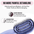 thumbnail image 3 of MOYOKO Detangling Hair Brush for Wet & Dry Hair, No Pull Detangling Brush for All Hair Types, Lilac, 3 of 9