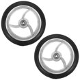 thumbnail image 1 of 2 Pcs Roues avant de Fauteuil Roulant Déambulateur Antidérapant Remplacement Roulettes, 1 of 8