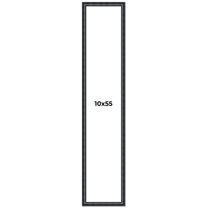 10x55 Frame Black Real Wood Picture Frame Width 1.25 inches | Interior Frame Depth 0.5 inches |