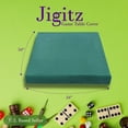 thumbnail image 2 of Jigitz Fitted Game Table Cover Green - Poker Felt Table Cover 34in x 34in, 2 of 7