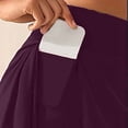 thumbnail image 4 of EDFBUYKRS Female Skirts Womens Fall Skirts 2026 Petite Women Fashion Solid Casual Elegant Ruffled High Waist Long Sport Dress, 4 of 8