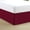 Burgundy Solid, variant on 550-TC Egyptian Cotton Dust Ruffle/Bed Skirt Queen Size 1-Pieces Split Corner Tailored Bed Skirt 6" Inch Drop Length Chocolate Solid