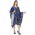 thumbnail image 2 of Moomaya Printed Short Turkish Kaftan For Women's Sexy Kaftan Evening Gown Beachwear Dress, 2 of 6