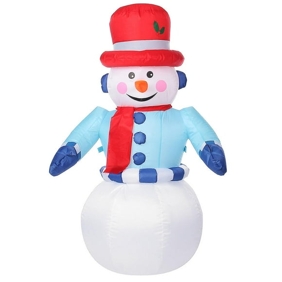 8ft Led Christmas Inflatable Snowman Halloween Outdoors Ornaments Shop Decoration