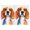 Watercolor Style Beagle, variant on 2 Pcs Funny Kitchen Towels,Watercolor Style Beagle Microfiber Dish Towels,Kitchen Tea Towels,Kitchen Towel Set (18" X 26")